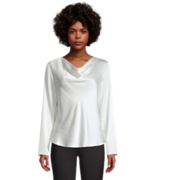 Calvin Klein cowl neck blouse 👠🥂 - Picture 1 of 8